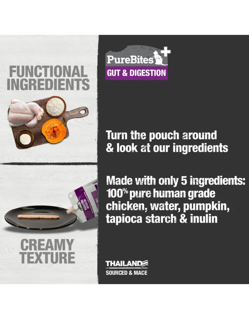 Purebites PureBites Cat Squeezable Gut/Digestion Treat 2.5 Oz