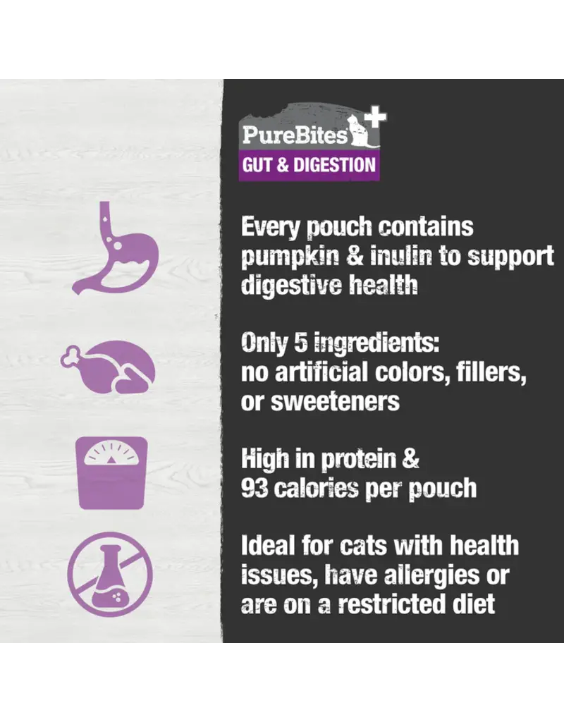 Purebites PureBites Cat Squeezable Gut/Digestion Treat 2.5 Oz