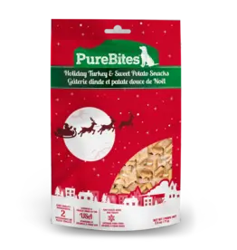 Pure Treats PureBites Holiday Turkey & Sweet Potato Dog Treats 2.5 Oz