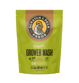Scratch and Peck Scratch & Peck Organic Chicken & Duck Grower Mash 10Lb