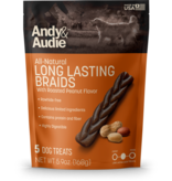 Andy and Audie Andy & Audie Long Lasting Braids Dog Treat