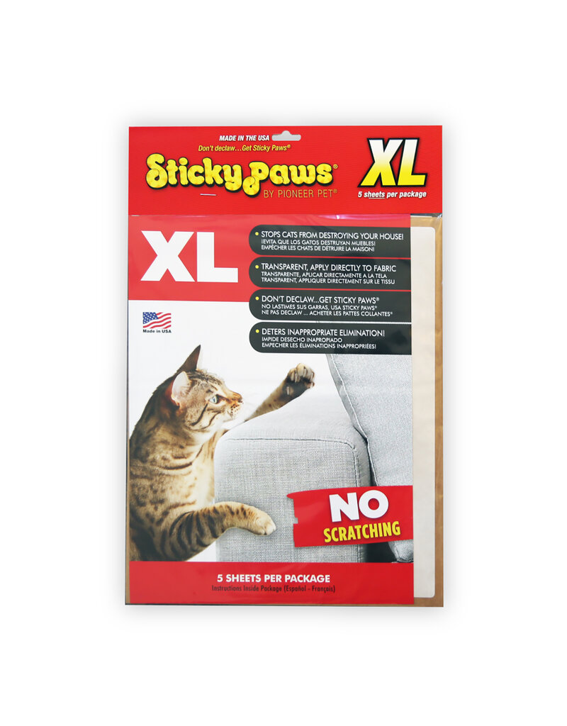Pioneer Sticky Paws Cat Deterrent XL 5 Pk