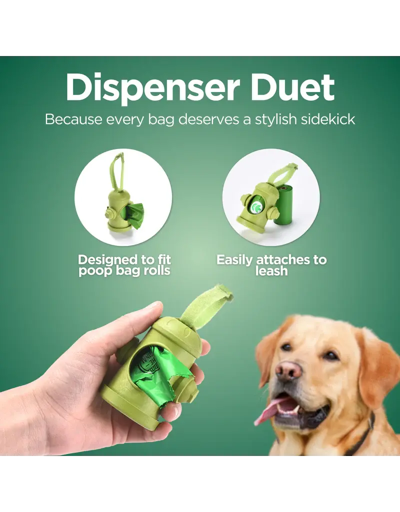The Original Poop Bags Biobased Poop Bags Hydrant Dispenser Unscented 15 Ct