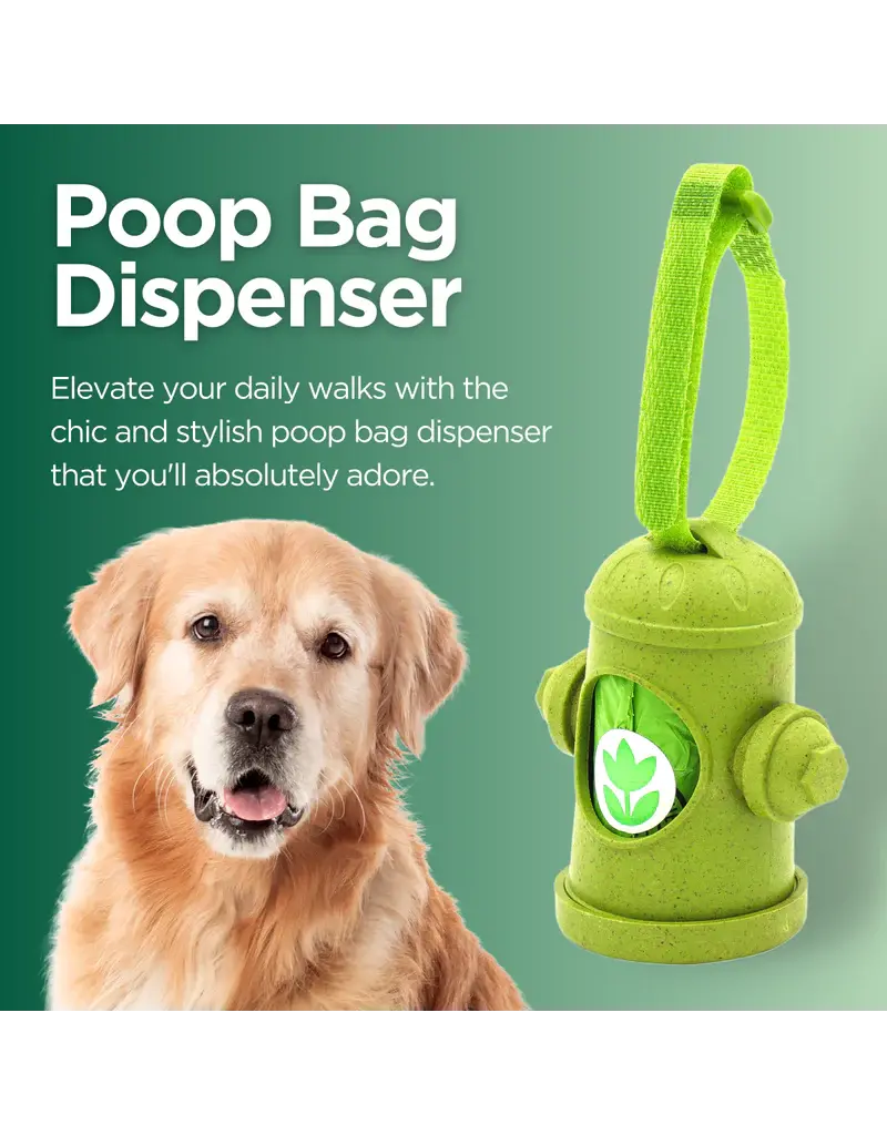 The Original Poop Bags Biobased Poop Bags Hydrant Dispenser Unscented 15 Ct