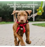 The Original Poop Bags Biobased Countdown Rolls Poop Bags Orange Scented 8 Pk 15 Ct