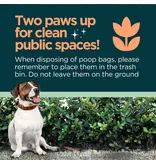 The Original Poop Bags Biobased Countdown Rolls Poop Bags Orange Scented 8 Pk 15 Ct