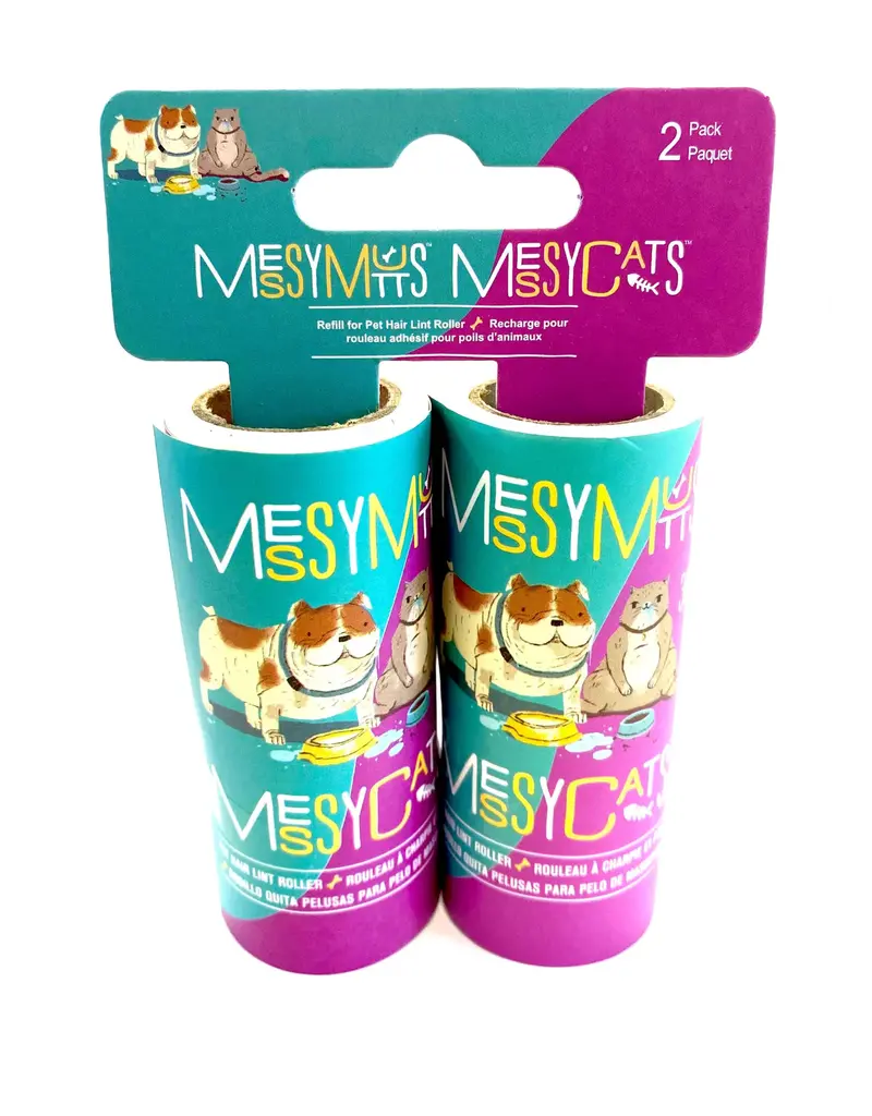 Messy Mutts Messy mutt Lint Roller Replcements 2 Pk