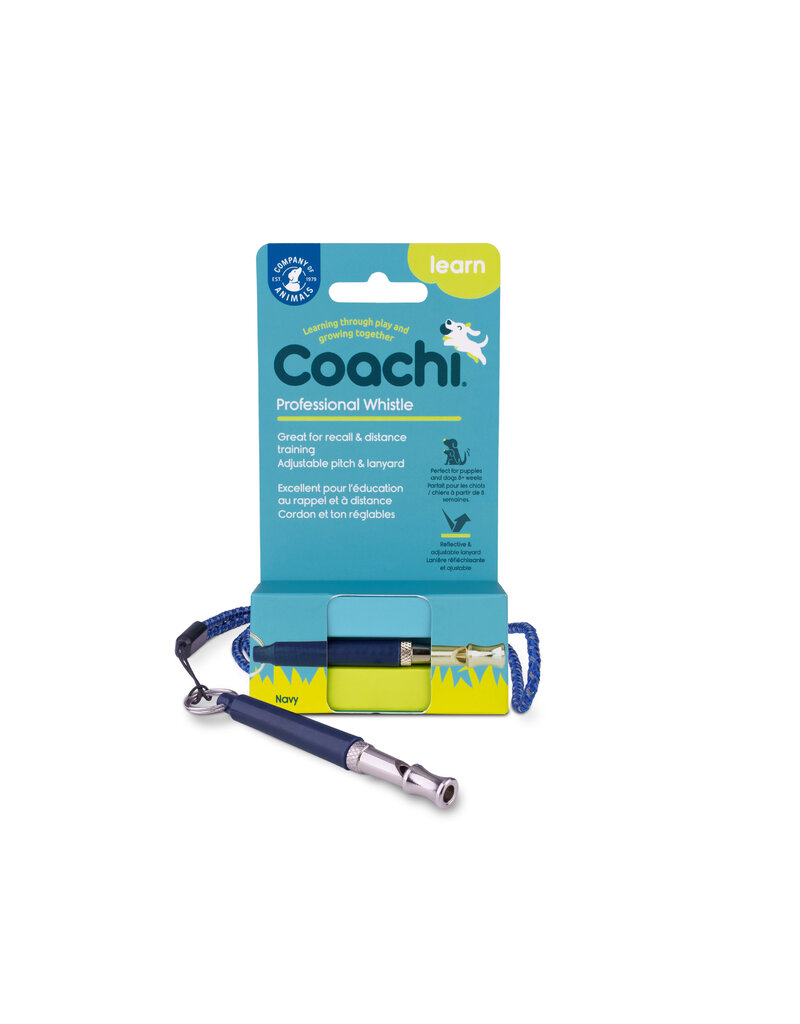 The Company of Animals Coachi Professional Whistle Navy