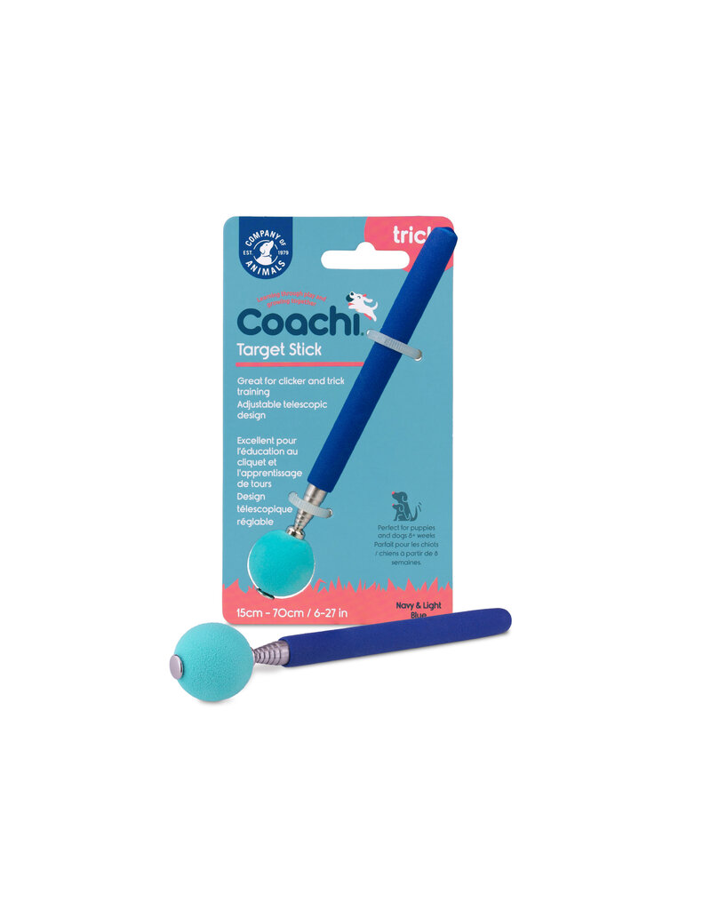 The Company of Animals TCOA Coachi Dog Training Target Stick Navy