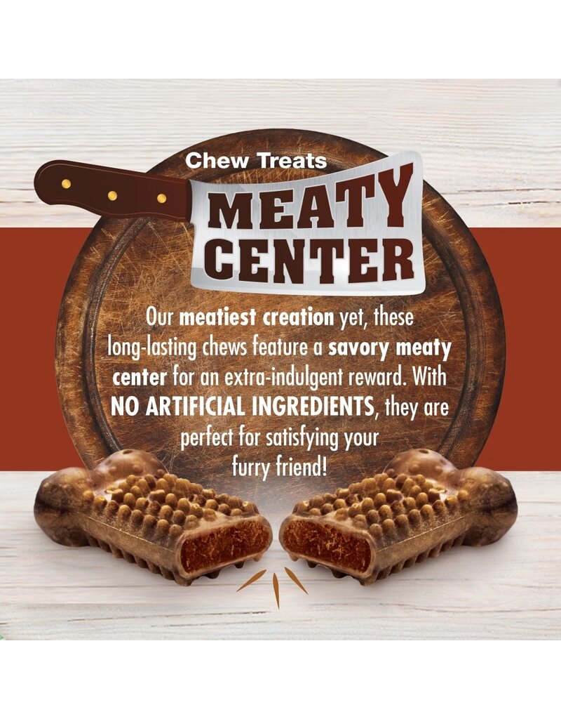 Nylabone Healthy Edibles Meaty Center Chew Treats Beef