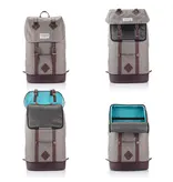 Kurgo Kurgo Rucksack Gray 12.5X9x18.5In