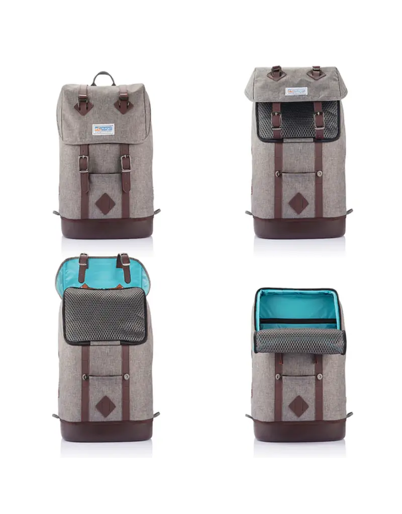 Kurgo Kurgo Rucksack Gray 12.5X9x18.5In