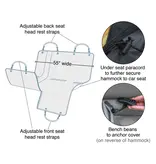 Kurgo Kurgo Rover Car Hammock Cover Charcoal