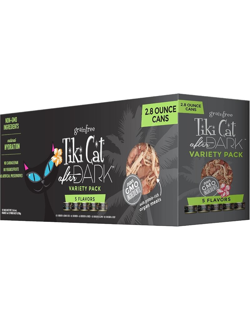 Tiki Pet Tiki Pet After Dark Cat Food Variety Pk 2.8Oz
