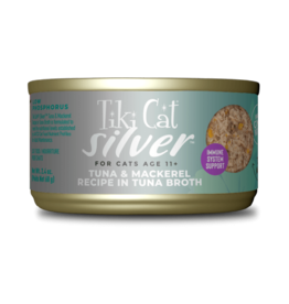 Tiki Pet Tiki Cat Silver Whole Foods Tuna & Mackerel in Broth 2.4 Oz can