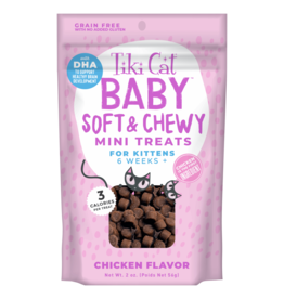 Tiki Pet Tiki Pet Baby Cat Soft & Chewy Chicken Treats for Kittens 2 Oz