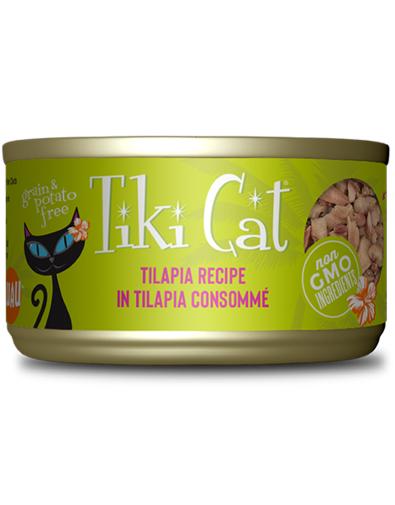 Tiki Pet Tiki Cat Tilapia in Consommé 2.8Oz can