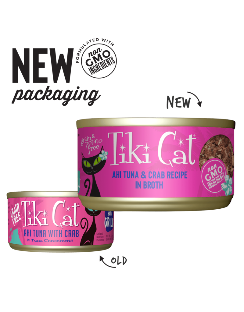 Tiki Pet Tiki Cat Grill Ahi Tuna & Crab in Broth 2.8Oz