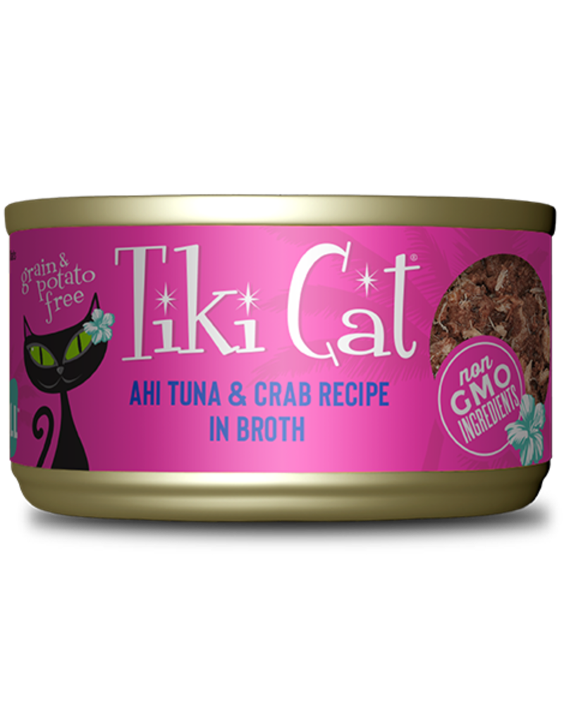 Tiki Pet Tiki Cat Grill Ahi Tuna & Crab in Broth 2.8Oz