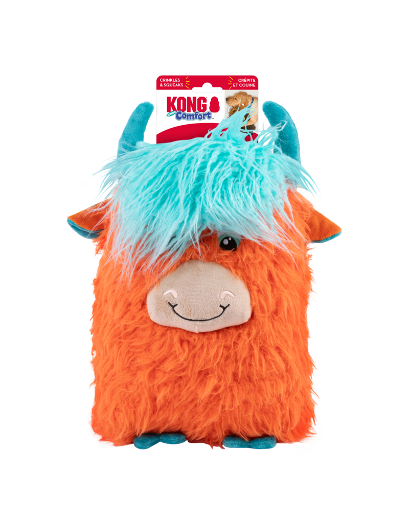 Kong Company Kong Comfort Jumbo Highland Cow Asst