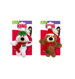 Kong Company Kong Holiday Softies Bear Asst CatToys Sm