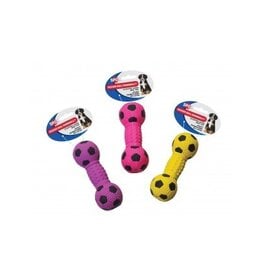 Ethical Pet Spot Stuffed Soccer Ball Dumbbell Dog Toy
