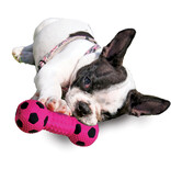 Ethical Pet Spot Stuffed Soccer Ball Dumbbell Dog Toy