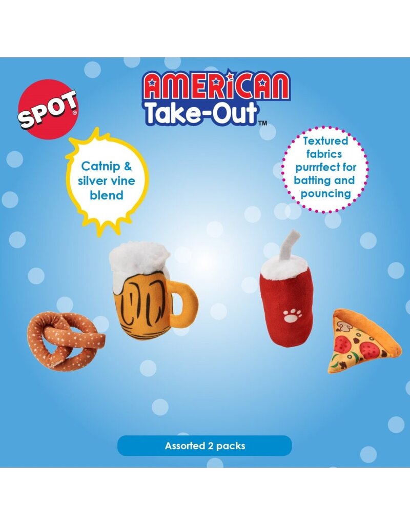 Ethical Pet American Take Out Cat Toy 2 Pk