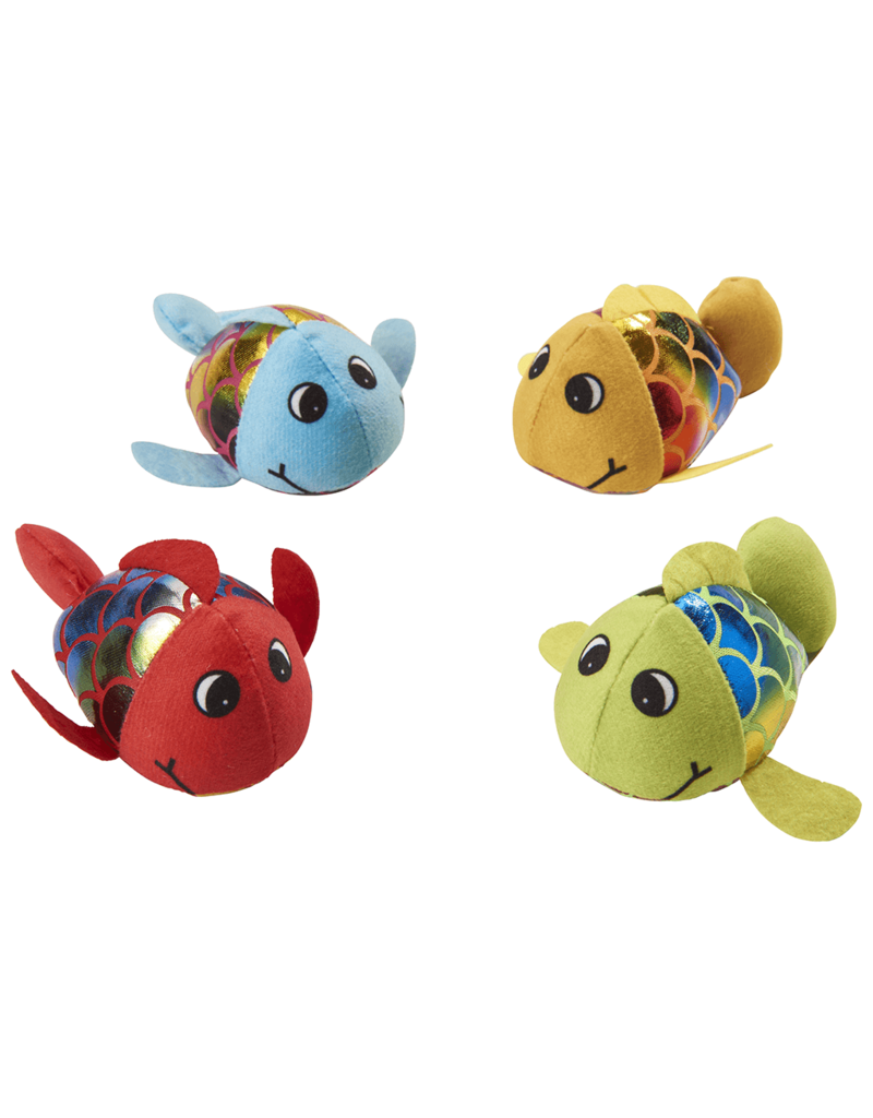Ethical Pet Jittery Fish Asst Cat Toys 3 In