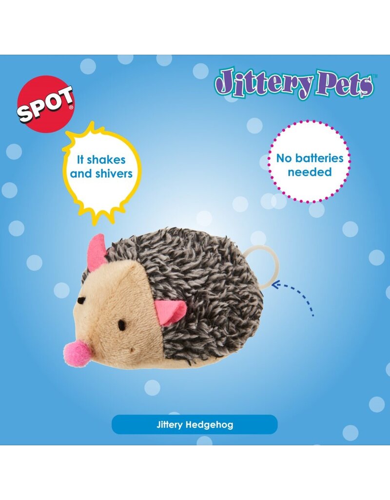 Ethical Pet Jittery Hedgehog Asst Cat Toys 3 In