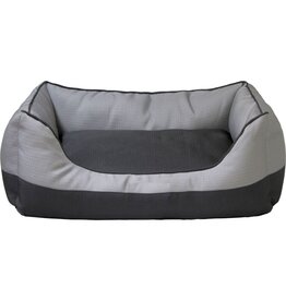 Ethical Pet Spot Two Tone Plush Bed Gray/Blk