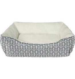 Ethical Pet Spot Tossed Bones Bed Gray
