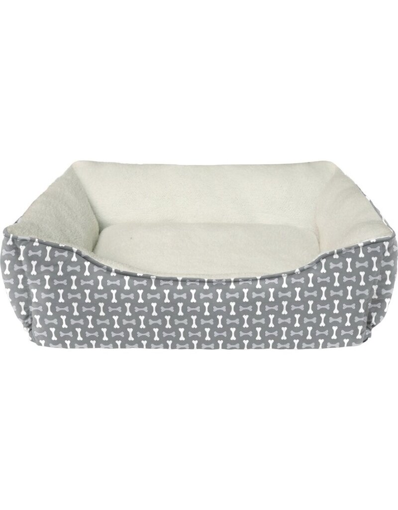 Ethical Pet Spot Tossed Bones Bed Gray