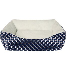 Ethical Pet Spot Tossed Bones Bed Navy