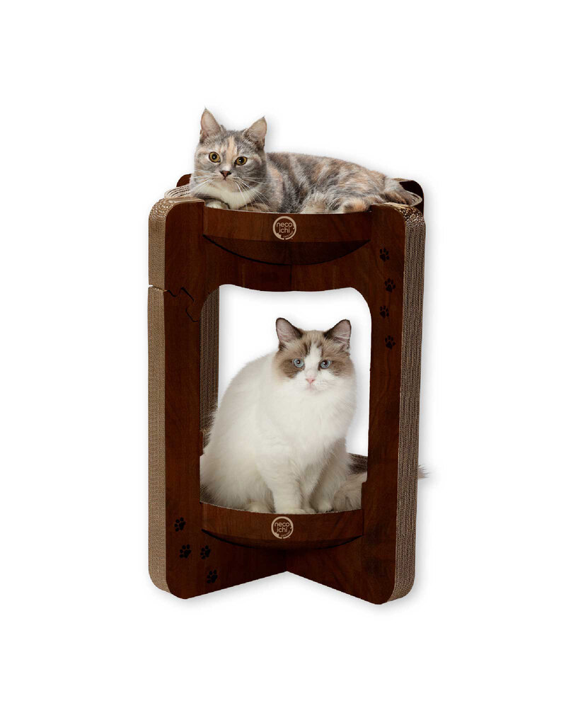 Necoichi Necoicho Cat Scratcher Tower Cherry