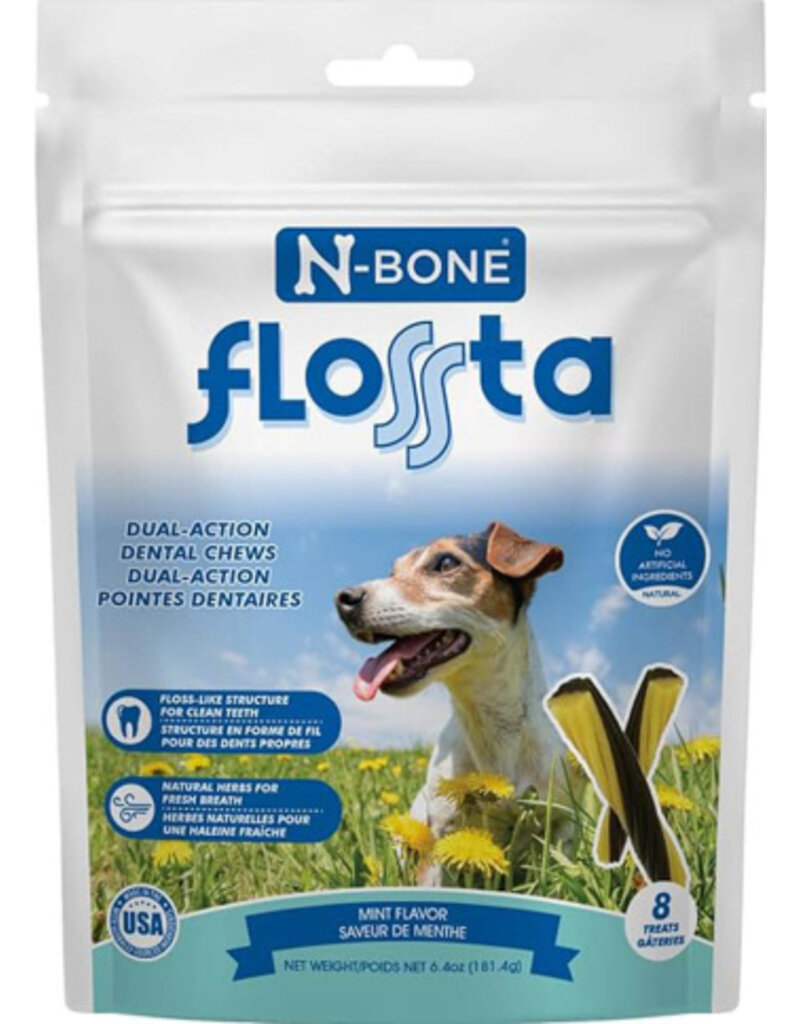 N-Bone N-Bone Flossta Dual Action Dental Chews 8ct