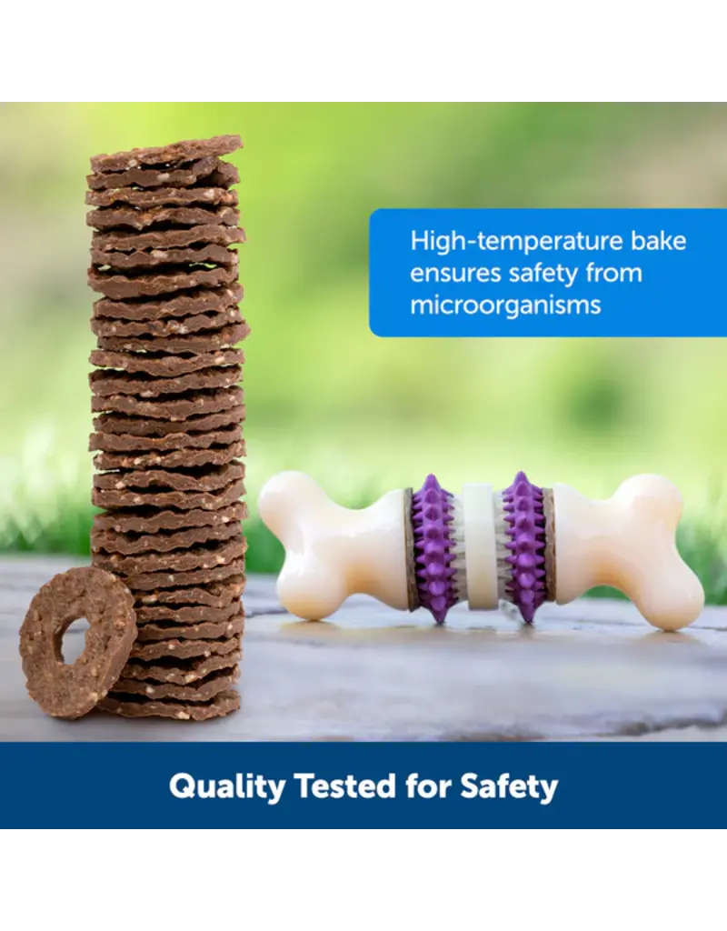 Petsafe Busy Buddy Natural Rawhide Rings Peanut Butter 16pk