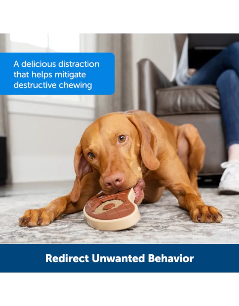 Petsafe Busy Buddy Natural Rawhide Rings Peanut Butter 16pk