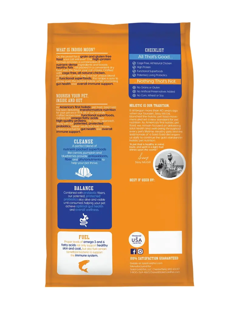 Solid Gold Solid Gold Indigo Moon with Chicken & Egg Dry Cat Food