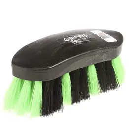 Decker Decker Grip Fit Equine Brush Lime Diamonds/Black