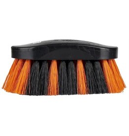 Decker Decker Grip Fit Equine Brush Orange Diamonds/Black
