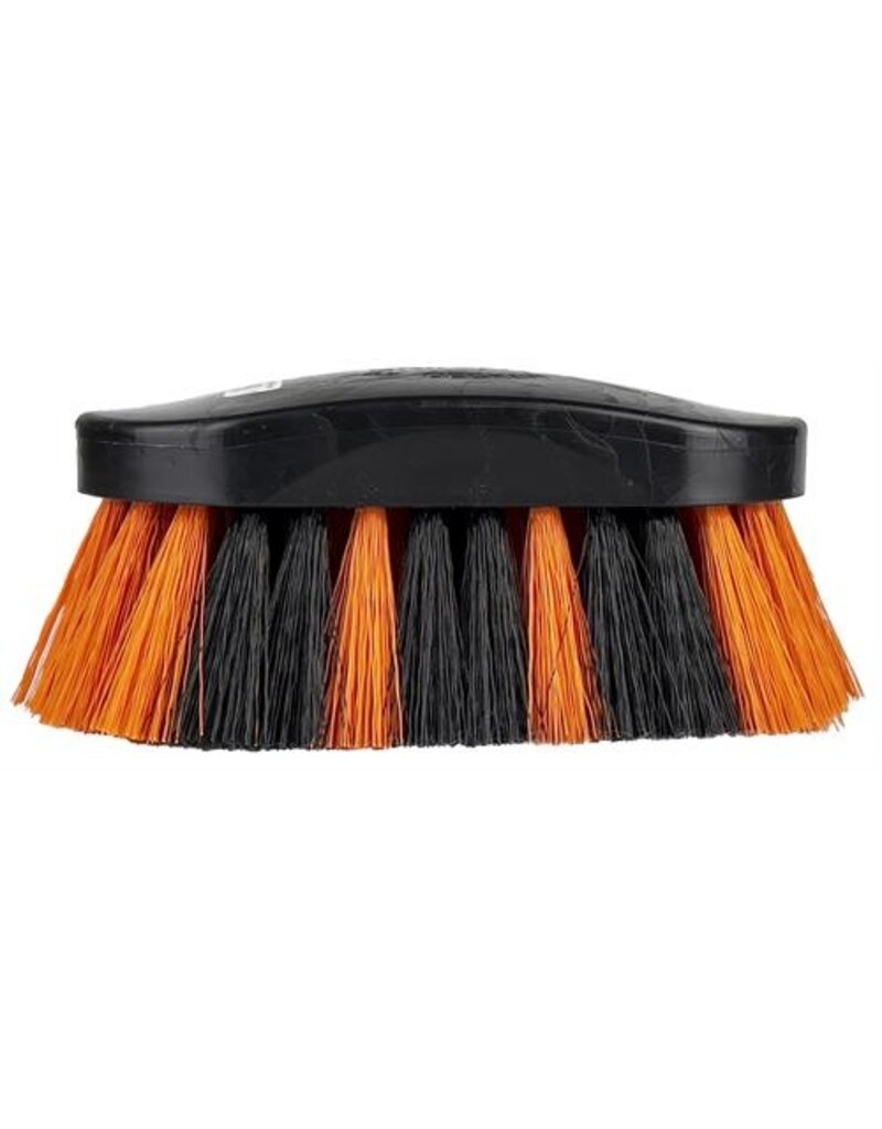 Decker Decker Grip Fit Equine Brush Orange Diamonds/Black