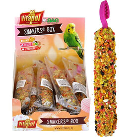 A&E Cage Company Smakers Treat Fruit Stick Parakeet each
