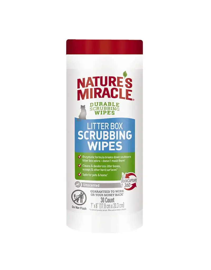 Nature's Miracle Nature's Miracle Just For Cats Litter Box Scrubbing Wipes 30 Ct