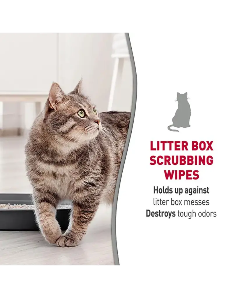 Nature's Miracle Nature's Miracle Just For Cats Litter Box Scrubbing Wipes 30 Ct
