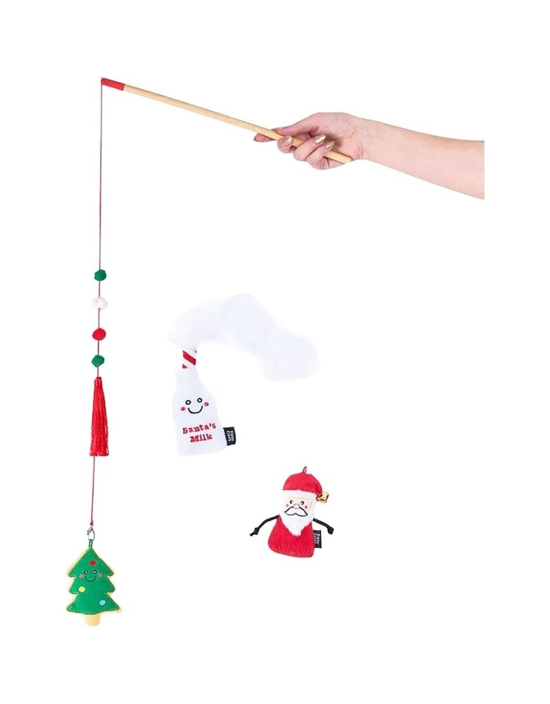 Zippy Paws ZippyClaws Holiday Zipstick Santa, Milk & cookies