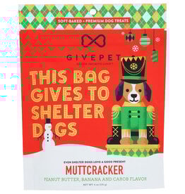 Give Pet GivePet Holiday Dog Treat Muttcracker 6 Oz