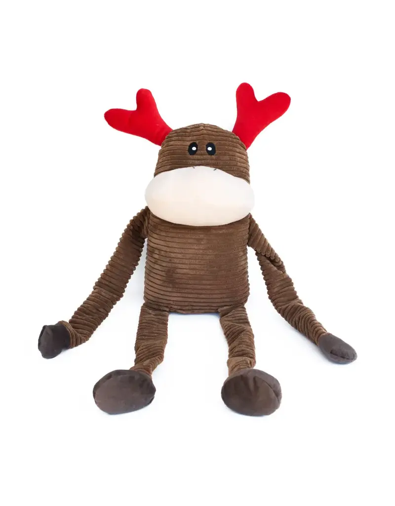 Zippy Paws Zippy Paws Holiday Crinkles Reindeer Jumbo