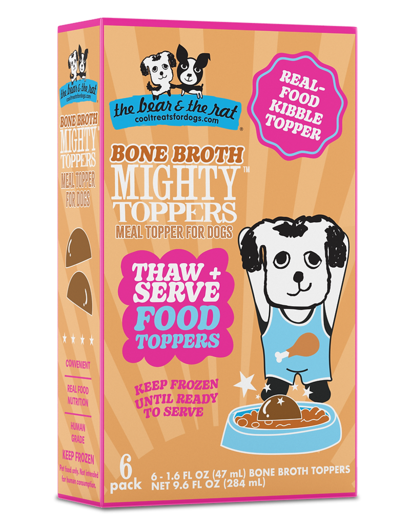 Bear and The Rat The Bear and The Rat Dog Food Topper Bone Broth 6 Pk frozen