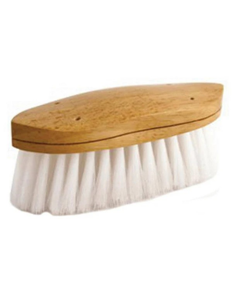 Desert Equestrian Legends Kelso Finish Grooming Brush  White 8.25 In